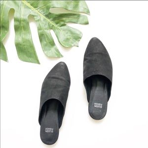 Eileen Fisher Suede Mules